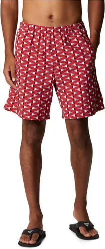 Vista 126 de Columbia Super Backcast - Pantalón corto de agua para hombre Impresión de tinte negro