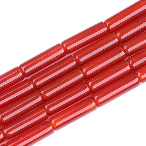 Vista 12 de HAAMIIQII Cuentas de tubo de amazonita natural de 0.512 x 0.157 in, cuentas sueltas de piedra cilíndrica para fabricación de joyas, 15 pulgadas