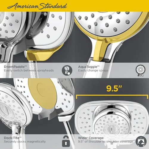 Vista 4 de American Standard Regadera 9038254.002 Spectra Dou 1.8 CH 1.8, 9038254.295
