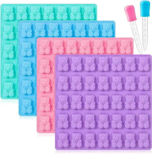Vista 25 de Moldes de silicona para bombas de chocolate caliente de 24 agujeros, 2 paquetes de mini moldes de semiesfera de 1 pulgada de media esfera para hacer