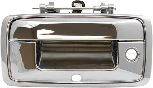 Vista 45 de TRQ Manija de compuerta trasera reforzada de metal cromado compatible con Dodge Ram 1500 2009-2010 2010 2500 3500 2011-2012