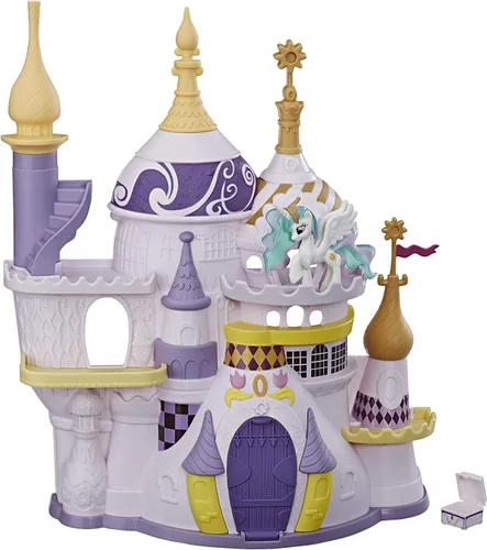 Vista 3 de My Little Pony Juego del Castillo de Canterlot con Figura de la Princesa Celestia y Accesorio