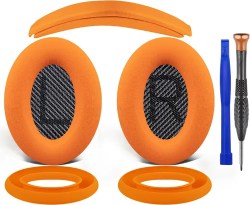 Vista 10 de SOULWIT Kit de repuesto para Bose QC35/QC35 ii - Negro