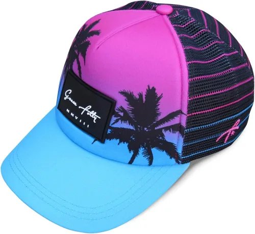 Vista 6 de Grace Folly Gorra de béisbol de malla con cierre de presión para hombres o mujeres