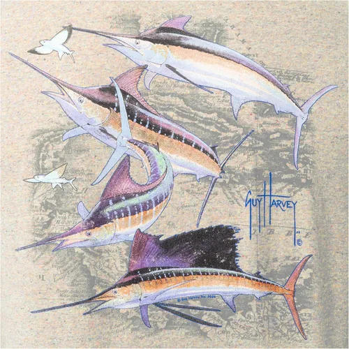 Vista 133 de Guy Harvey Camiseta de manga corta Threadcycled para hombre