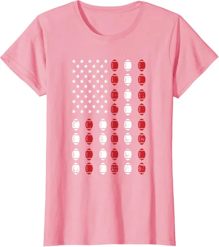 Vista 9 de Camiseta patriótica de jugador atleta del 4 de julio de fútbol americano, Negro