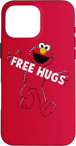 Vista 18 de Funda para iPhone 16 Sesame Street Elmo Free Hugs