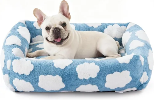 Vista 21 de JOEJOY Cama para Perro de Tamaño Mediano, Cama para Mascotas Ortopédica Lavable de Forro Polar de Pana Suave Premium con Funda de Cremallera
