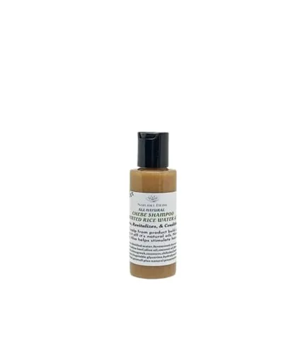 Vista 2 de Tamaños de muestra Croton Zambesicus Paquete de champú y acondicionador de agua de arroz fermentado y seco... Kit de crecimiento del cabello