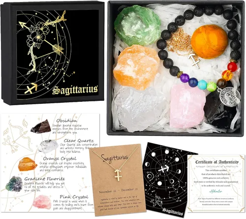 Vista 12 de Hihealer Regalos del zodiaco para mujeres, regalos espirituales, regalos del zodiaco, regalos de astrología para mujeres, regalos de horóscopo