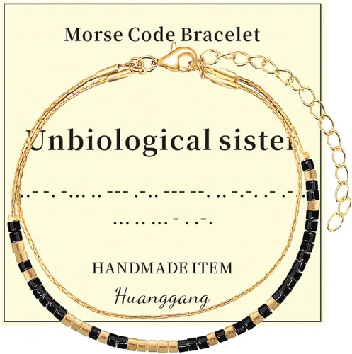 Vista 35 de Regalos inspiradores para mujeres, pulseras con código morse, mensaje secreto para hija, mamá, mejor amiga, profesora, día de la madre, día de San