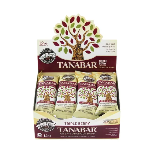 Vista 9 de Vermont Nut Free Chocolates Granola masticable TANABAR (chispas de chocolate) barras de 2.1 onzas, 12 unidades, sin nueces, sin huevo, Kosher