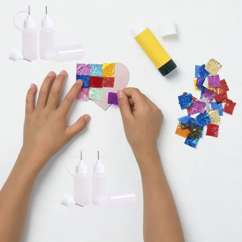 Vista 6 de Aplicador de punta de botella de precisión de 1.0 fl oz, punta de aguja, botella de pegamento, herramienta de quilling, apriete de precisión de 10
