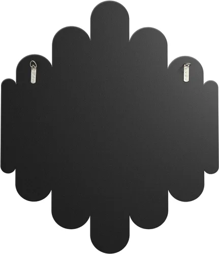 Vista 9 de Elegante espejo de pared de 32 x 28 pulgadas, elegante espejo de pared arqueado sin marco, estético, moderno, decorativo, de cristal, para montaje