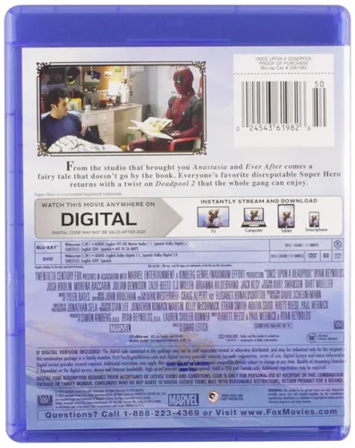 Vista 2 de Deadpool 2 Once Upon A Deadpool Blu-ray DVD Digital HD