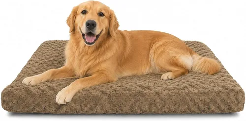 Vista 17 de Cama para perro de tamaño mediano, alfombra lavable de felpa para mascotas Negro