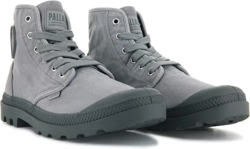 Vista 6 de Palladium Botas Pampa Hi para hombre, botas de lona vegana con cordones