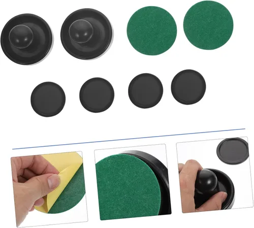 Vista 5 de 1 Unidades de Air Hockey Pucks Kit de repuesto para mesas de juego, asas de meta, paletas, huelguistas, accesorios de hockey aéreo