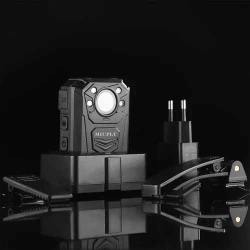 Vista 5 de MIUFLY Cámara de control de voz S2 PRO 2K, cámara portátil con visión nocturna, GPS, memoria integrada de 128G