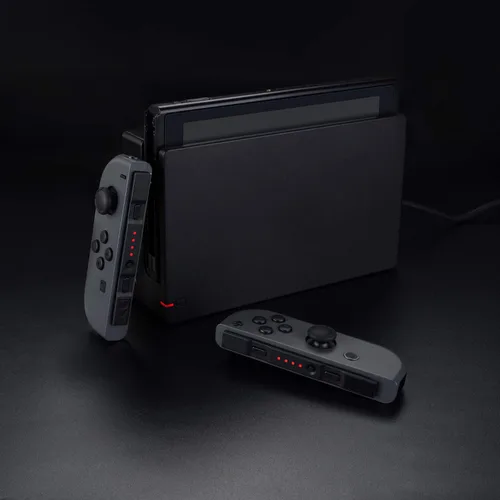 Vista 7 de eXtremeRate Firefly - Kit de afinación LED para Nintendo Switch Joycons Dock NS Joycon SL SR Botones Cinta Flex Cable Indicador LED de alimentación