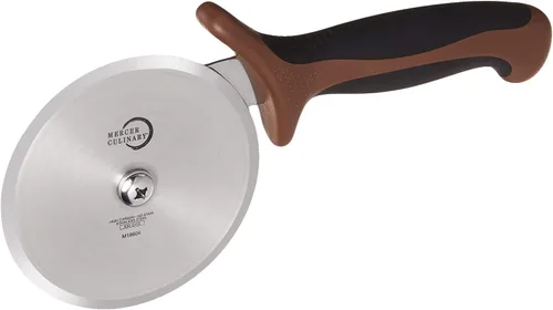 Vista 11 de Mercer Culinary Millennia - Cortador de pizza con mango negro, rueda de 2.75 pulgadas, acero inoxidable