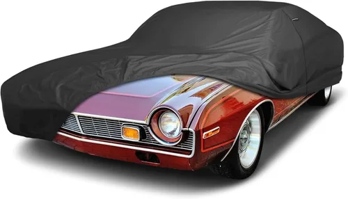 Vista 36 de iCarCover Funda de automóvil personalizada de alta calidad para AMC Ambassador 1965-1973, resistente, impermeable, para todo tipo de clima, lluvia