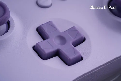 Vista 5 de 8Bitdo Ultimate C Wired Controller with Trobo Function and Rumble Vibration for PC Windows, Android, Steam Deck & Raspberry Pi (Lilac Purple)