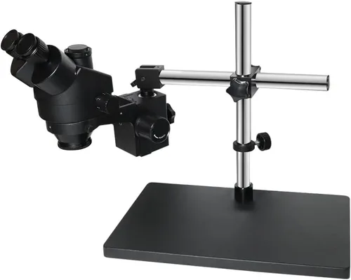 Vista 4 de Kit de accesorios para microscopio, 38 MP H_DMI digital USB 3.5X-90X simul-Focal Trinocular estéreo, microscopio de la industria para reparación