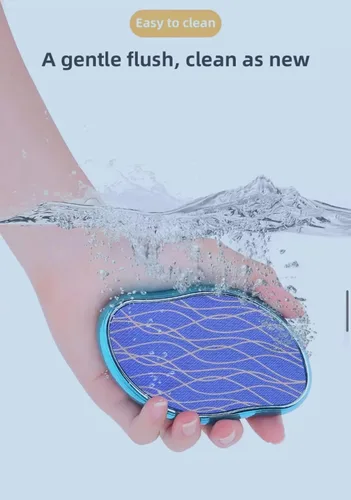 Vista 2 de Herramienta de depilación sin dolor Nueva tecnología de partículas abrasivas Nano Crystal Depilator Micro (champán)