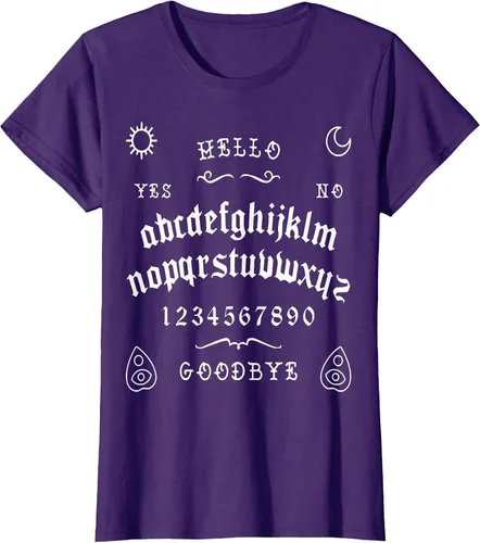 Vista 65 de Camiseta inspirada en la tabla Spirit Board Ouija Asphalt Grey