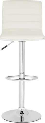 Vista 6 de Safavieh Home Collection Arissa - Taburete de bar giratorio ajustable de 23.8 a 29.9 pulgadas, color negro