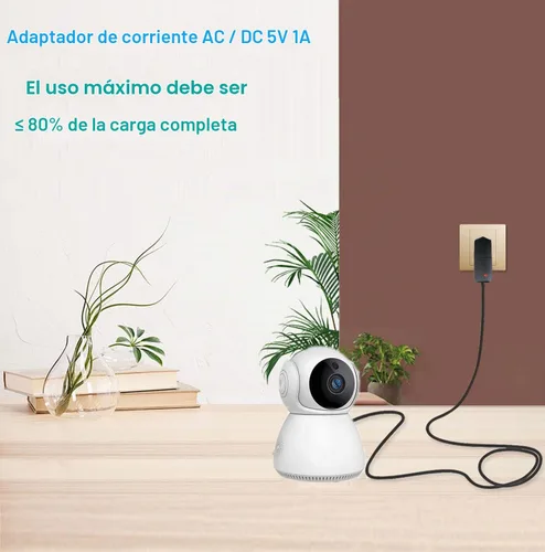 Vista 4 de Fuente de alimentación 5V 1A Adaptador de enchufe de pared de 5 W AC/DC AC 100V-240V a DC 5 voltios 1Amp 0.5A Reemplazo DC 5volt Cable