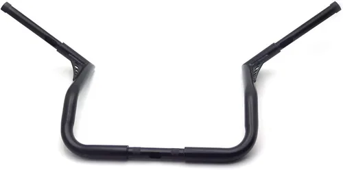 Vista 6 de HTTMT- US-TGHD-HB025-BK2-1-1/4" Ape Hanger Manillar de 12 pulgadas de altura compatible con Harley Touring con carenado Batwing