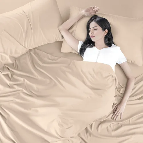 Vista 4 de Utopia Bedding Juego de sábanas de tamaño King, paquete a granel de 8 sábanas, microfibra suave cepillada, bolsillos profundos, resistente al