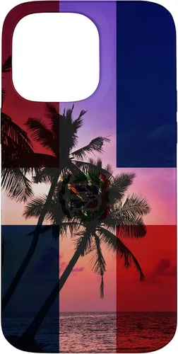 Vista 21 de Tropical Ocean Dominican Republic Flag - Dominican Pride Case for iPhone 17