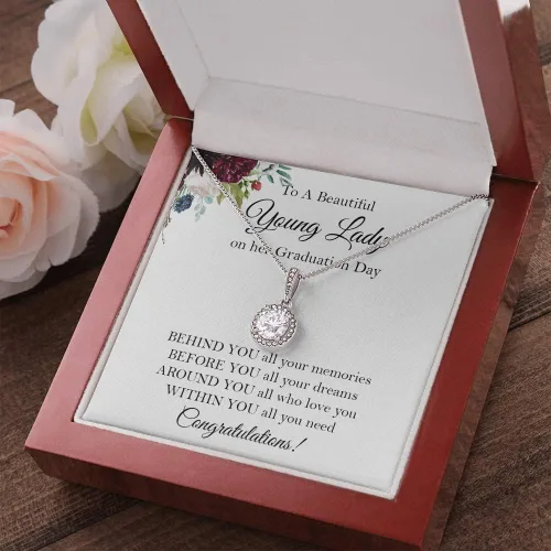 Vista 3 de Graduation Necklace For Her 2023 - Graduation Necklace 2019 For Women, Cadenas De Plata 925 Para Mujer, Regalos Para Graduacion 2023, Initial Gifts