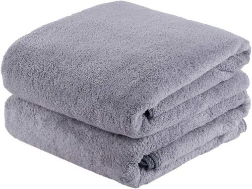 Vista 72 de JML - Toallas de baño de microfibra de gran tamaño (30 x 60 pulgadas), suaves, súper absorbentes y de secado rápido, multiusos para deportes