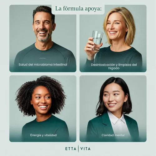 Vista 4 de Limpieza, desintoxicación y reparación del hígado - Suplemento de desintoxicación de zeolita para la salud intestinal, cognición y energía natural