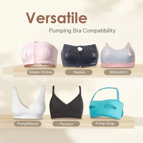 Vista 9 de Maymom MyFit Crater Series - Protector de pecho pequeño de 0.394 in con diseño de dos piezas compatible con piezas de bomba Medela; reemplazo