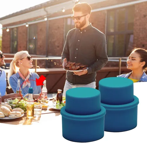 Vista 3 de Tapón de botella con tapa de soda hermética inflable con rastreador