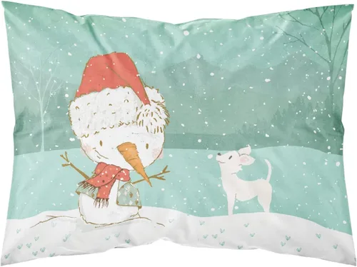 Vista 39 de Caroline's Treasures BB7625PILLOWCASE - Funda de almohada decorativa de tela con texto en inglés "Welcome Friends" Airedale Terrier estándar