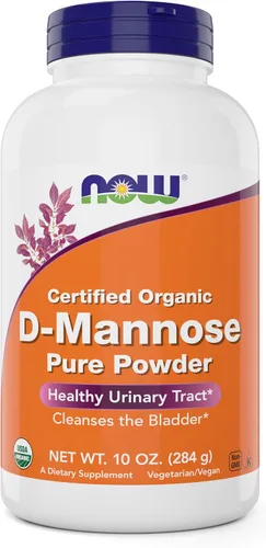 Vista 9 de NOW Foods Suplementos, polvo de D-manosa para apoyo inmunológico, proyecto verificado sin OMG, tracto urinario saludable*, 3 onzas