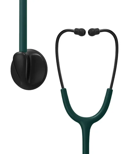 Vista 12 de Estetoscopio de una sola cabeza para médicos/enfermeras/estudiantes de escuela de enfermería, uso médico y doméstico con etiqueta de nombre de Tubo