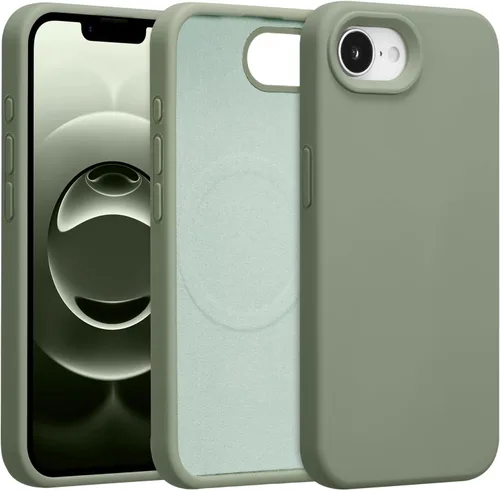 Vista 157 de Funda magnética de silicona para iPhone 13 Pro, color blanco antiguo [Compatible con Magsafe] [Forro de microfibra suave antiarañazos], funda