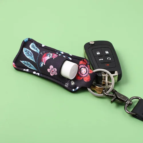 Vista 28 de COOKOOKY Chapstick - Llavero con clip para bálsamo labial
