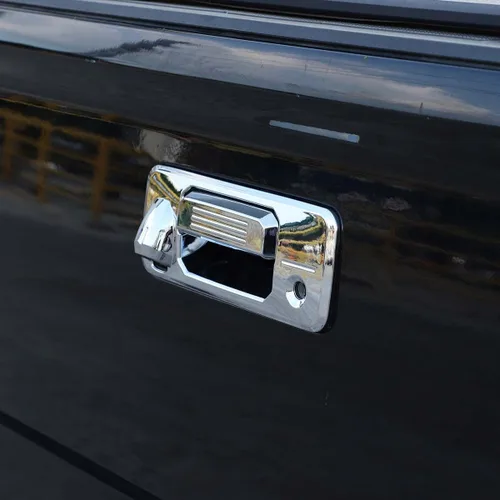 Vista 5 de CHEAYAR Cubierta para puerta trasera compatible con Toyota Tundra 2014-2021, cubierta de manija de puerta trasera de ABS para puerta trasera