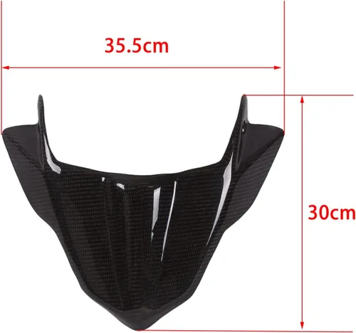 Vista 6 de GMULTI Cubierta de extensión para guardabarros de fibra de carbono compatible con Yamaha MT09 FZ09 2017 2018 2019 2020