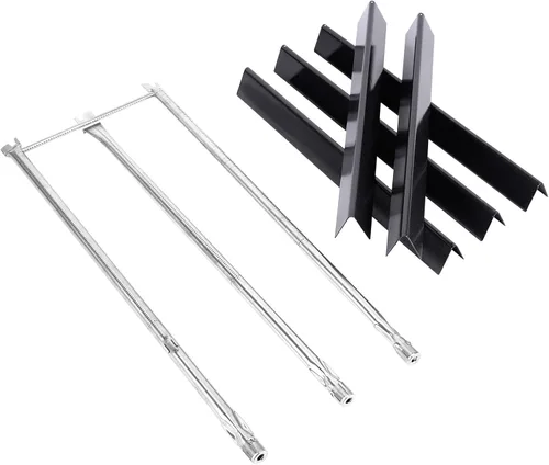 Vista 16 de Barras aromatizantes y quemador de parrilla para Weber GS4 Spirit II 200, Spirit II E-210, Spirit E-210, Spirit 200 Series Grills con control