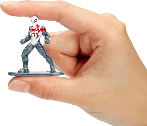 Vista 4 de Jada Toys Marvel Spider-Man - Juego de 18 figuras fundidas a presión de la serie 9, juguetes para niños y adultos