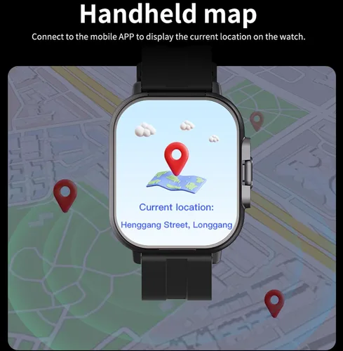 Vista 8 de Reloj inteligente con auriculares, para hacer/responder llamadas Bluetooth, monitor de actividad física, monitor de presión arterial y frecuencia